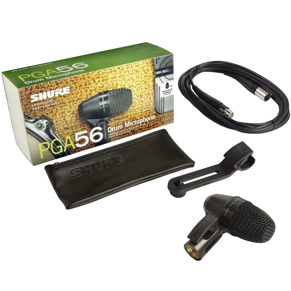 Shure PGA56-XLR | Cardioid Dynamic Snare TomMicrophone XLR-XLR Cable - Image 3 of 4