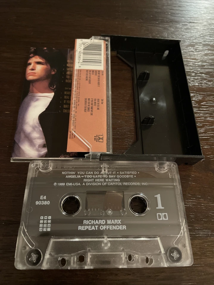 Richard Marx Repeat Offender Cassette Tape - Image 4 of 4