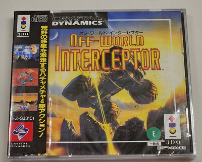 Off-World Interceptor (Japan) (3DO) - Brand New & Sealed! US SELLER 3D0