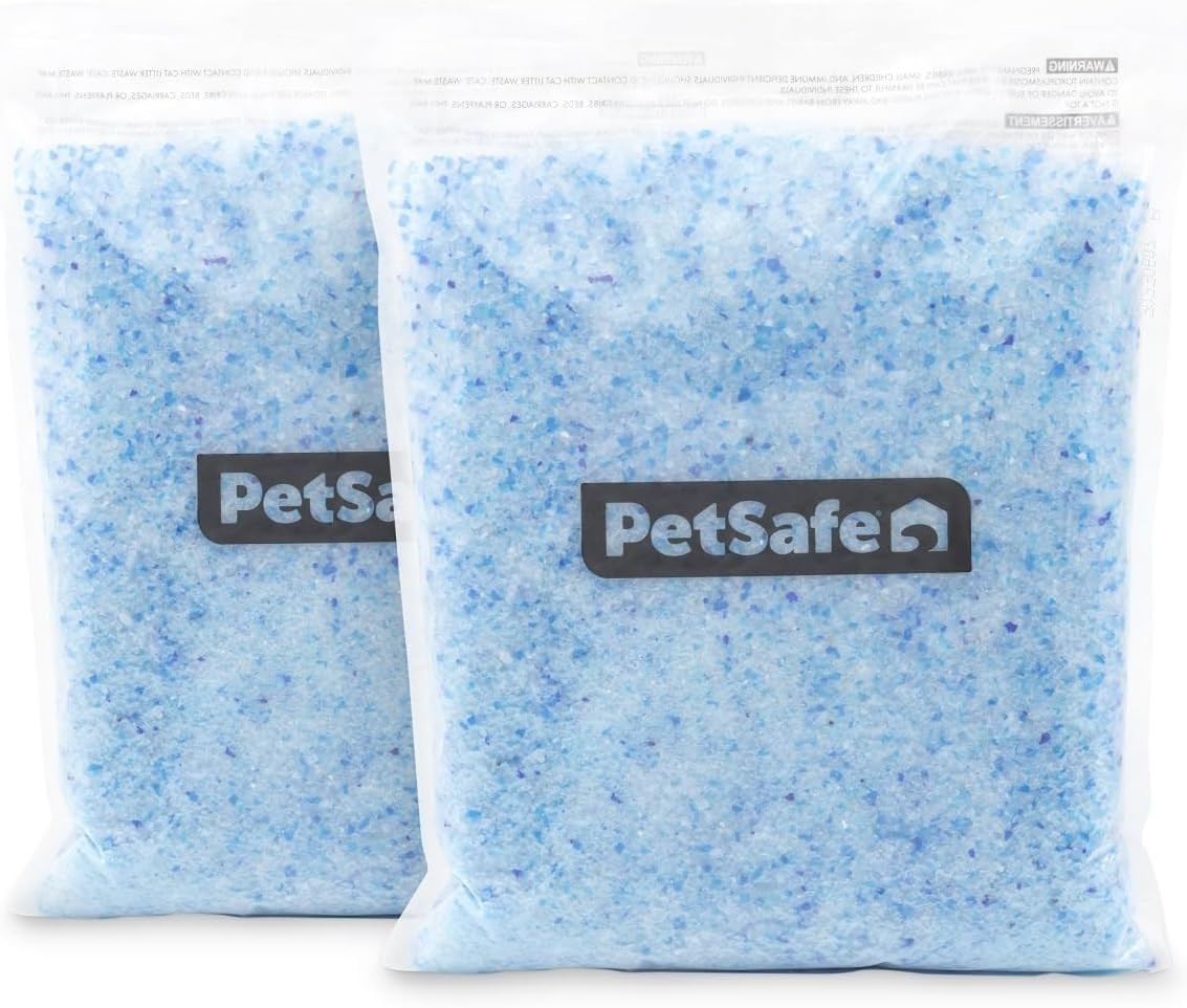 Petsafe Scoopfree Premium Blue Non Clumping Crystal Cat Litter, Reusable Tray Li