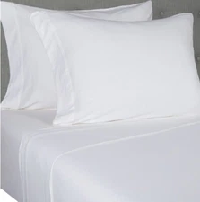 NEW Simply Essential Jersey Knit Stardard/Queen Soft Pillowcase Set 2 casesWHITE
