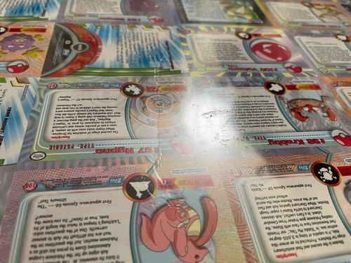 Topps 2000 Pokémon TV Series 2 Silver Foil 50/50 Complete Set Uncut Sheet - Picture 17 of 22