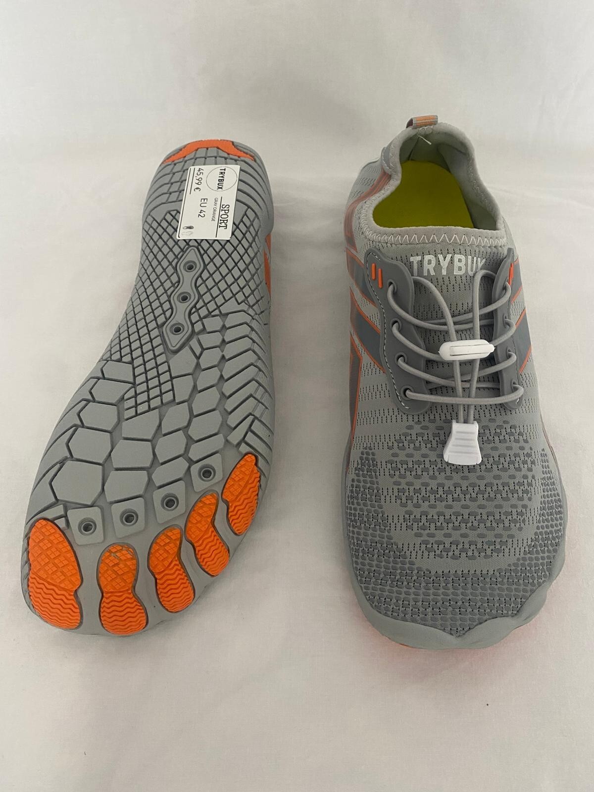 TRYBUX Minimalistas Zapatillas Ligeras Flexibles, Exterior, Interior