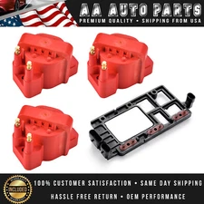 3X Ignition Coil + 10467202 Control Module for Chevy Pontiac Buick Olds Isuzu