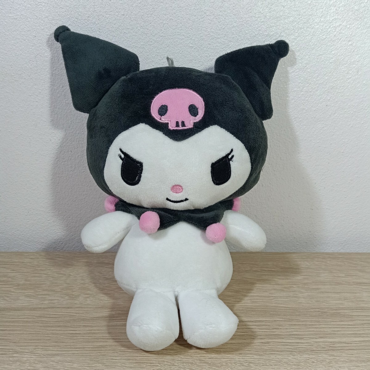 Sanrio Kuromi My Melody Plush Sml Pouch Bag Zipper Doll Super Soft