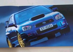 2005 Subaru Impreza WRX STi 2.0 Widetrack Brochure. UK. Rare. Blobeye OEM