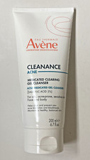 AVENE CLEANANCE Acne Medicated Clearing Gel Cleanser 200 ml 6.7 fl oz NEW SEALED