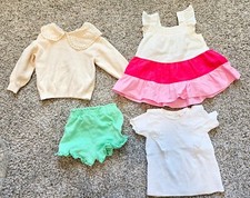 Zara Baby Girl Clothes, Dress and Shorts, Size: 9-12 Months, Lot of 4