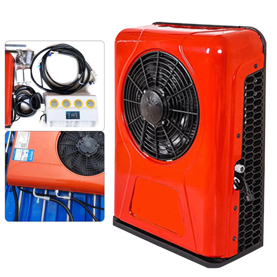 12V Truck Cab Air Conditioner Electric AC Unit for Truck Bus RV High Cooling - Image 3 of 4