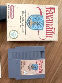 Nintendo NES Spiel Faxanadu OVP Anleitung CIB