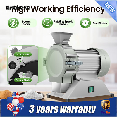 Micro Plant Grinding Machine Soil Pulverizer Crusher Grinder Grain 30-120 mesh