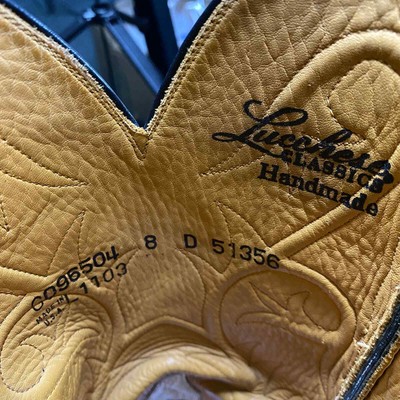RARE Lucchese American Alligator Exotic Head Cut Cowboy  display picture 1