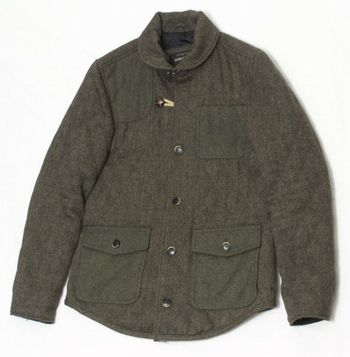 RIVER ISLAND Men's Quilted Wool Coat 