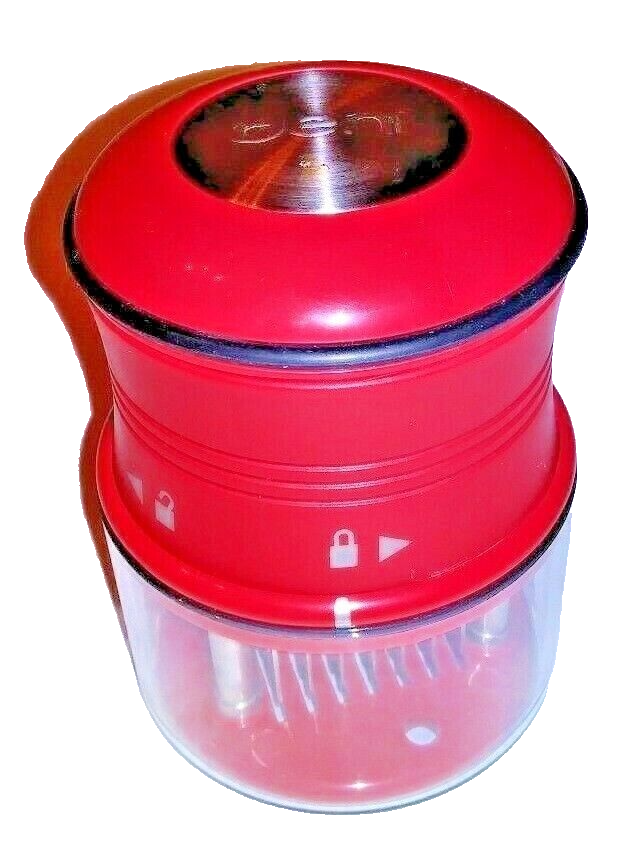 Deni Food Vegetable Nut Chopper Handheld Sharp Blades Kitchen Tool 4 1/