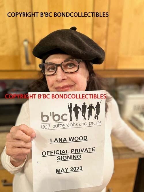 LANA WOOD 007 JAMES BOND OFFICIAL b'bc SIGNING RARITY AUTOGRAPH PLENTY DAF 1971 | eBay