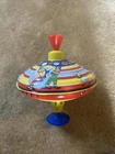Schylling Vintage Tin Metal Spinning Circus Top Toy