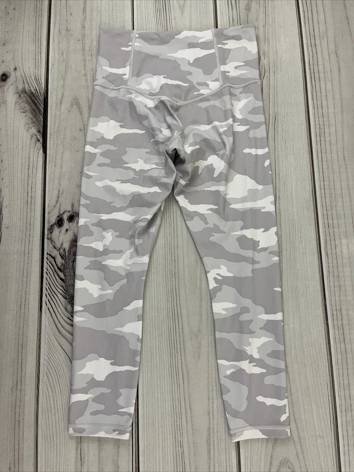 Athleta Mujer Elation Camuflaje 7/8 Apretado Taupe Off White 21” Entrepierna Talla XSP Foto 4 de 4