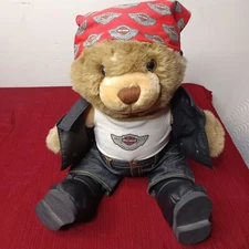 2003 Harley Davidson Bear 100th Anniversary Open Road Tour Plush Teddy Bear