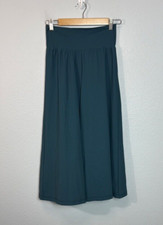 bryn Walker Black Wide Leg Flowy Culottes Pants XS Stretch Performance Fabric