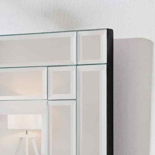 36 in. H x 24 in. W Medium Rectangle Frame Beveled Glass Classic Wall Mirror - Picture 2 of 6