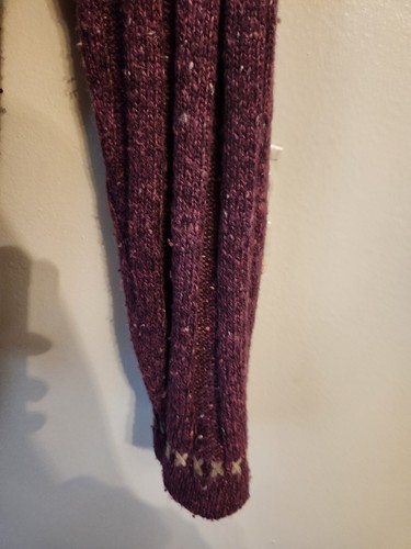 Suéter Woolrich para mujer mezcla de lana borgoña cremallera XL - Imagen 4 de 6