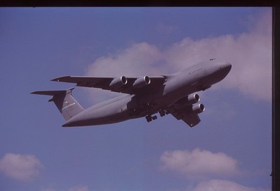 Top aircraft slide C-5M 85-0001 436th AW AMC US Air Force Ramstein AB
