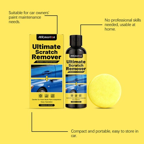 1X Car Scratch Remover Paste Universal Auto Paint Polishing Repair 100gML🔥 - Foto 4 di 13