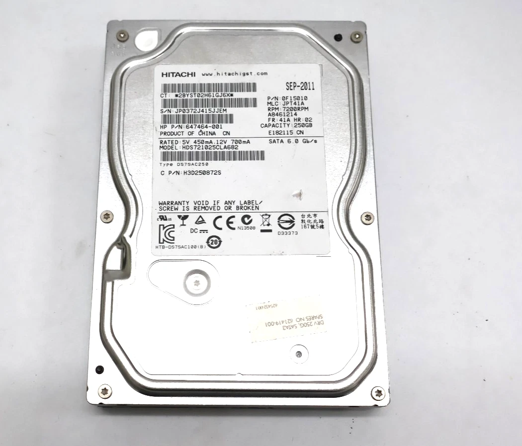 Hitachi 250GB Internal Hard Disk Drives for sale - eBay