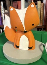 Acorn Fox Lamp Bedtime Originals Orange Grey And White Lambs  Ivy