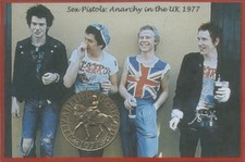 The Sex Pistols Anarchy in the UK Vintage Punk Rock Retro Fan Gift Coin Set 1977