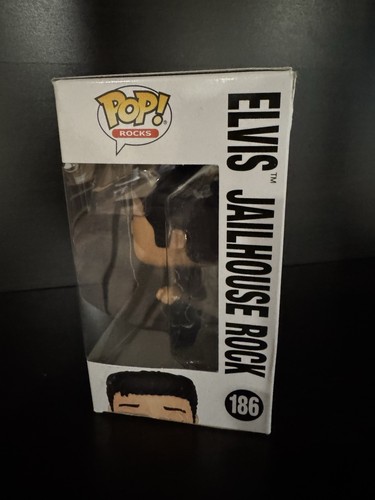 Funko POP! Rocks - Jailhouse Rocks - Elvis #186 DAMAGED BOX - Picture 6 of 10