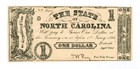 1862 Cr.88A $1 The State of NORTH CAROLINA Note - CIVIL WAR Era — photo 1