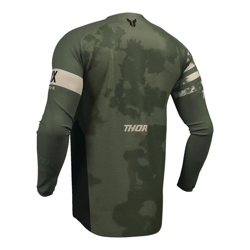 Thor MX Combo Hose Shirt Launchmode Bleach camo schwarz Motocross Set Hands - Bild 2 von 4