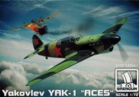 Bregun 72041 - Yakovlev YAK-1 - Aces - 1:72