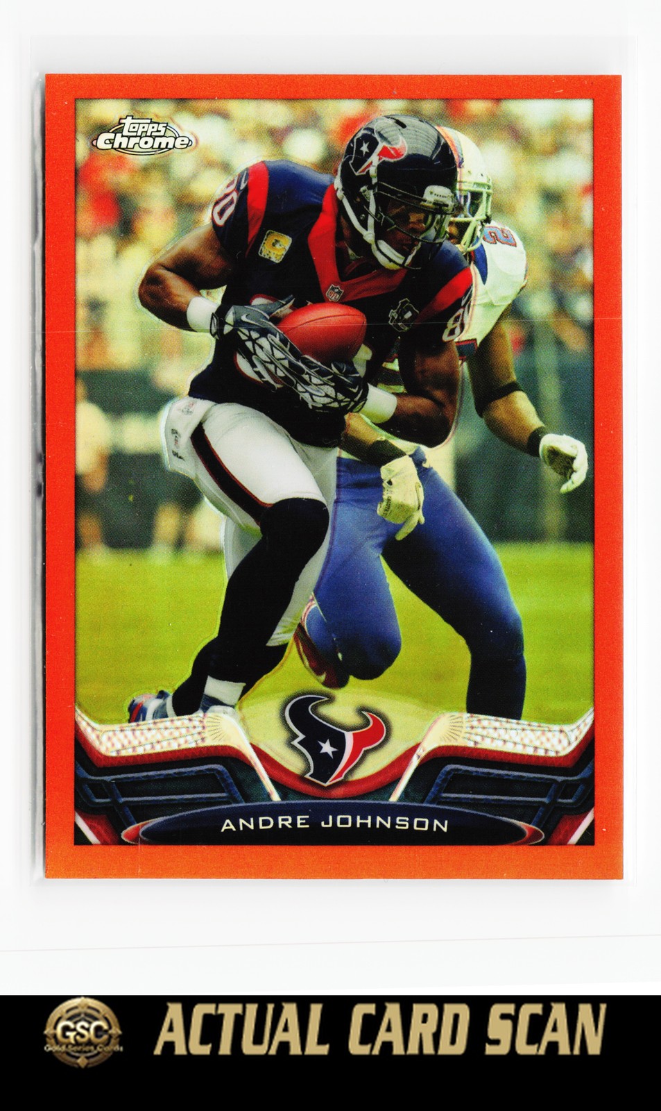 2013 Topps Chrome #85 Andre Johnson Orange Refractors