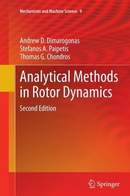 Dimarogonas - Analytical Methods in Rotor Dynamics   Second Edition -  - X555z