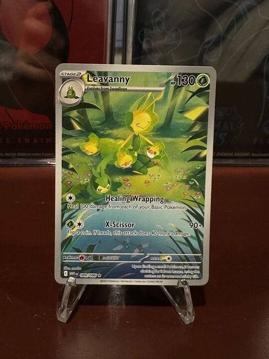 Leavanny 089/086 Illustration Rare SV: White Flare Pokemon TCG English NM