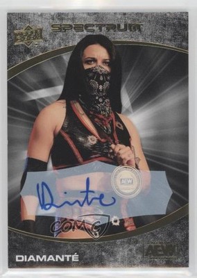 2021 Upper Deck AEW Spectrum Dark Auto 13/25 Diamante #70 Rookie Auto RC 09q5