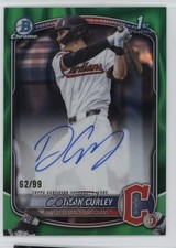 2025 Bowman Draft Green Lava Refractor 62/99 Dean Curley #CPA-DC Auto 1fm1
