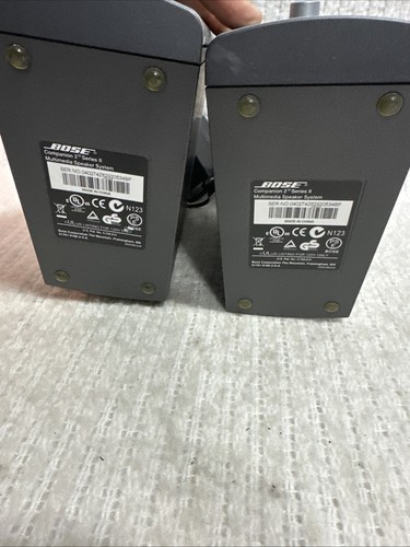Bose Companion 2 Series II Multimedia Speaker System Chrome Emblems LIMITED! - Picture 9 of 10