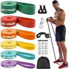 Resistance Bands Loop Gym Exercise Yoga Stren...