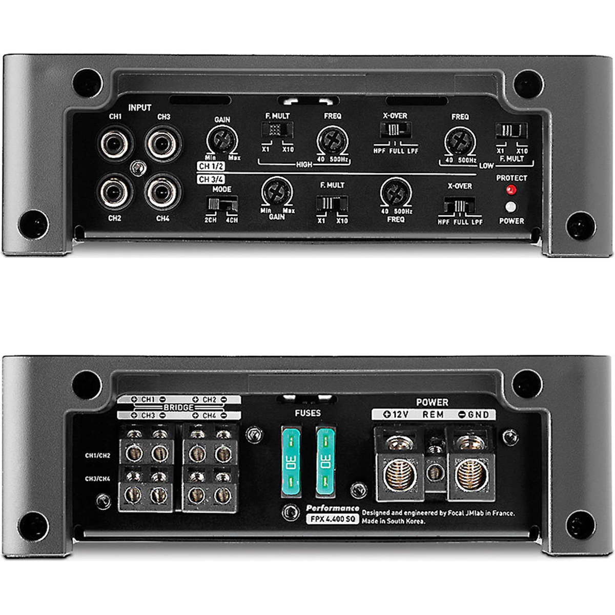 FOCAL FPX 4.400SQ 4-CHANNEL 400W RMS CLASS AB SOUND QUALITY CAR