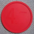 Pyrex 4 Quart 3.8L Orange Replacement Lid Only 326-PC 12”