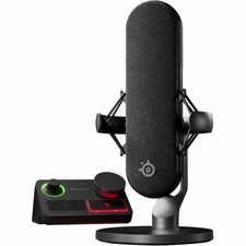 SteelSeries Alias Pro Kit, XLR Microphone Stream Mixer, 3x Bigger Capsule