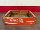 VINTAGE COKE COCA COLA WOODEN CRATE ANTIQUE DISPLAY 326