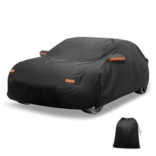 Car Cover Outdoor Waterproof Sun Rain Snow Hail Protection with Left Side