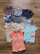 Lot Of 10 Baby Boy 6 Month Outfits SUMMER 1 piece Carter  s