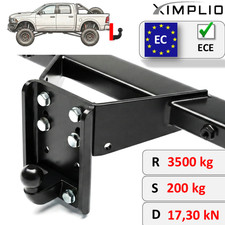 Plate Height Adjuster to Towbar 90mm/83x56mm Homologation to for VW LT 46 95-06