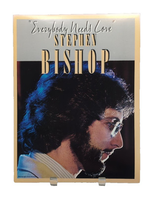 Everybody Needs love Sheet Music Stephen Bishop Piano Guitar Vocals 70s Rock F1D