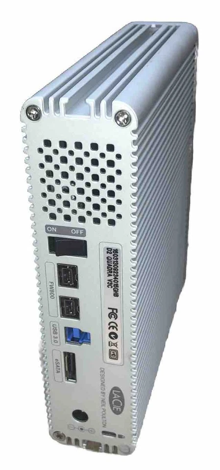 LACIE d2 Quadra V3C | 2TB Desktop External HDD | USB 3.0 + FireWire 800 + eSATA - Image 4 of 4